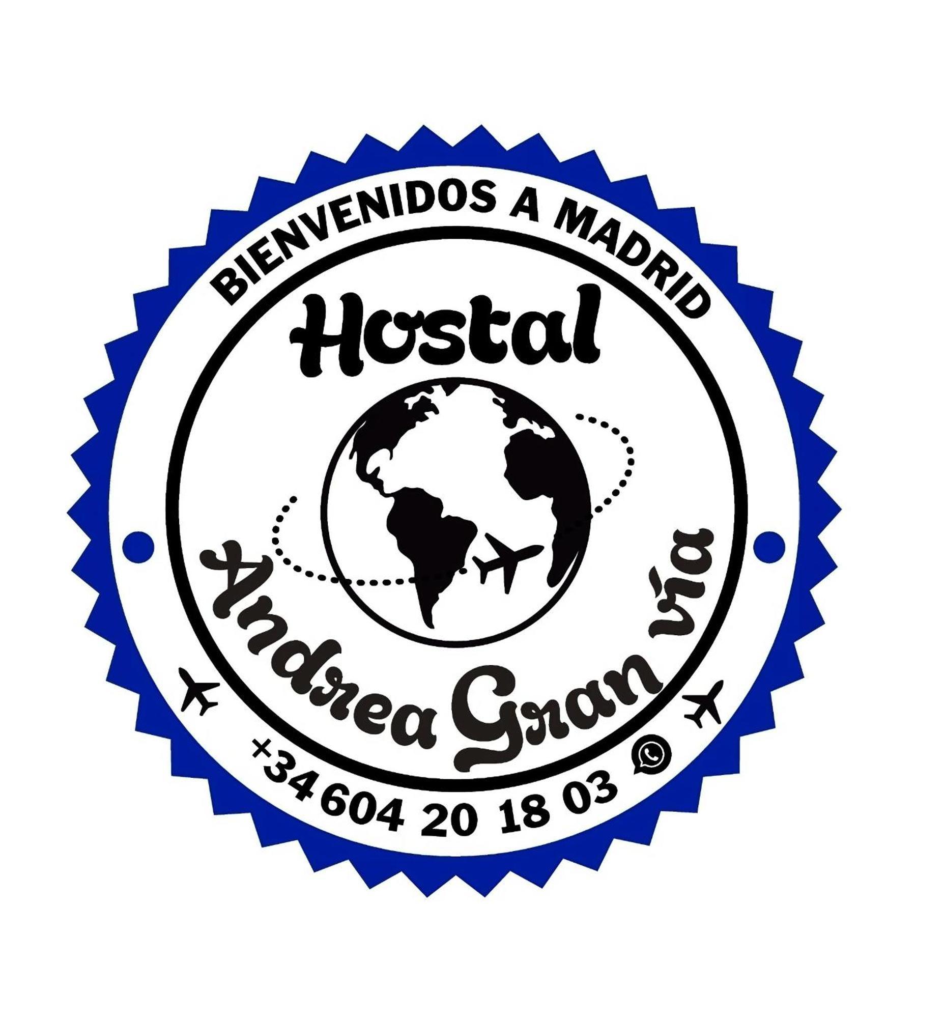 Hostal Andrea Granvia Madrid Dış mekan fotoğraf